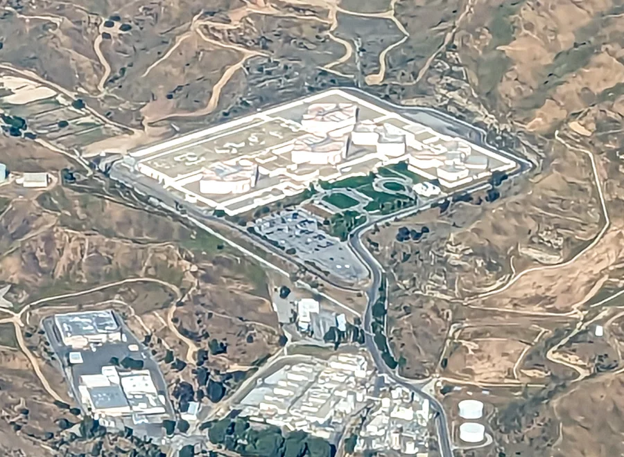 North County Correctional Facility visto desde el aire en 2023.